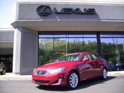 Matador Red Mica Lexus IS 250 AWD.  Click to enlarge.