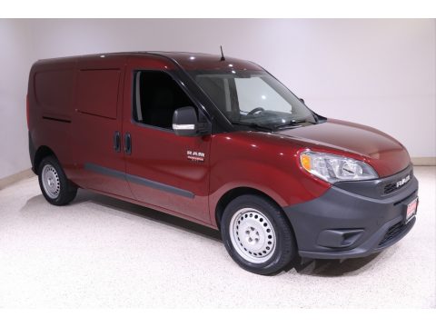 Deep Red Metallic Ram ProMaster City Tradesman Cargo Van.  Click to enlarge.