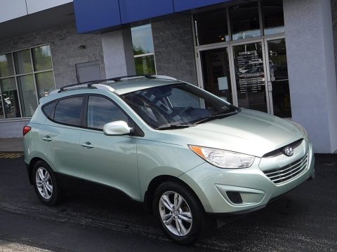 Kiwi Green Hyundai Tucson GLS AWD.  Click to enlarge.