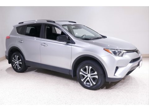 Silver Sky Metallic Toyota RAV4 LE.  Click to enlarge.