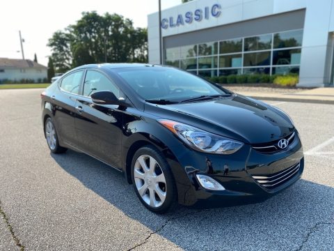 Midnight Black Hyundai Elantra Limited.  Click to enlarge.