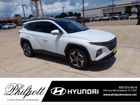 Quartz White Hyundai Tucson Limited.  Click to enlarge.