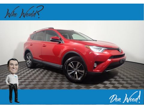 Barcelona Red Metallic Toyota RAV4 XLE.  Click to enlarge.