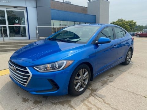 Electric Blue Hyundai Elantra SEL.  Click to enlarge.