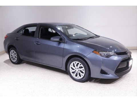 Slate Metallic Toyota Corolla LE.  Click to enlarge.