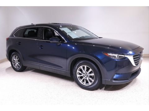 Deep Crystal Blue Mica Mazda CX-9 Touring.  Click to enlarge.