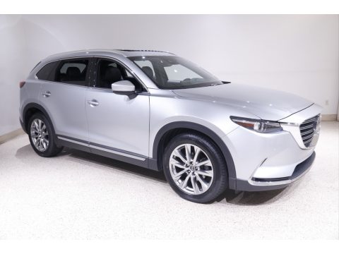 Sonic Silver Metallic Mazda CX-9 Grand Touring AWD.  Click to enlarge.