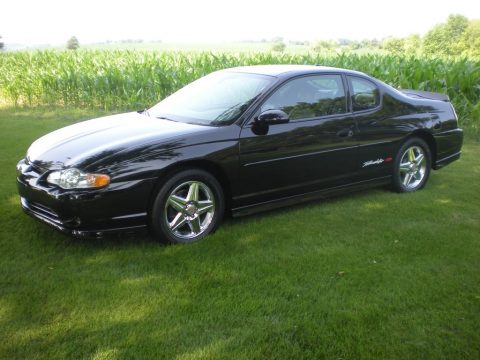 Black Chevrolet Monte Carlo Supercharged SS.  Click to enlarge.