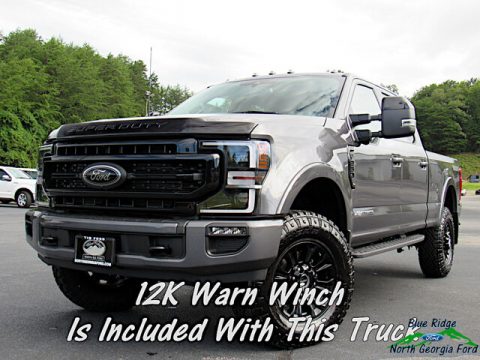 Carbonized Gray Ford F250 Super Duty Lariat Crew Cab 4x4 Tremor Package.  Click to enlarge.