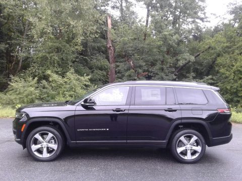 Diamond Black Crystal Pearl Jeep Grand Cherokee L Limited 4x4.  Click to enlarge.