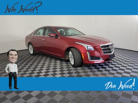 Red Obsession Tintcoat Cadillac CTS Luxury Sedan.  Click to enlarge.