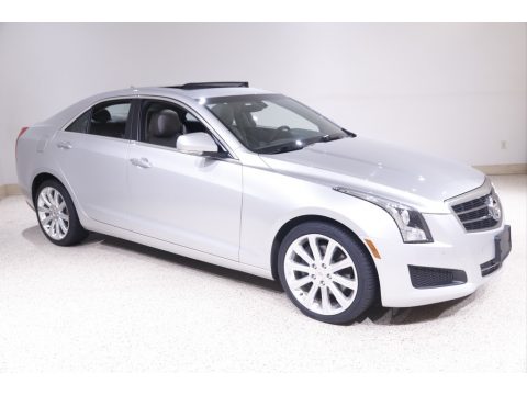 Radiant Silver Metallic Cadillac ATS 2.0L Turbo AWD.  Click to enlarge.