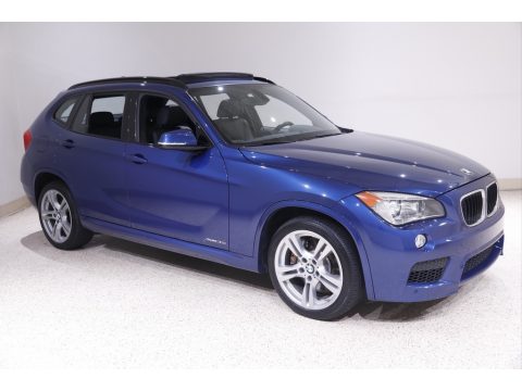 Le Mans Blue Metallic BMW X1 xDrive35i.  Click to enlarge.