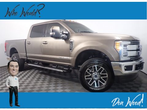 Stone Gray Ford F250 Super Duty Lariat Crew Cab 4x4.  Click to enlarge.