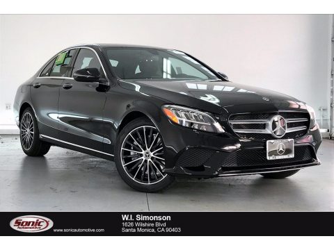 Black Mercedes-Benz C 300 Sedan.  Click to enlarge.