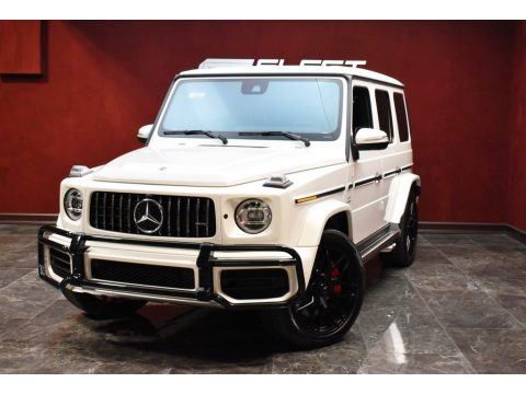 designo Diamond White Metallic Mercedes-Benz G 63 AMG.  Click to enlarge.