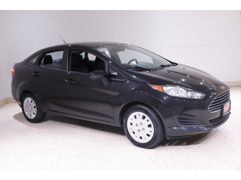Tuxedo Black Ford Fiesta S Sedan.  Click to enlarge.