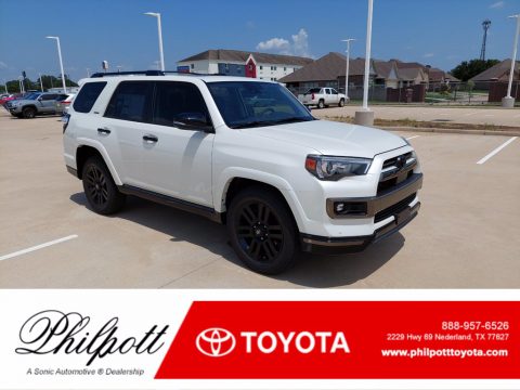 Blizzard White Pearl Toyota 4Runner Nightshade.  Click to enlarge.
