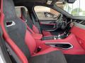  2021 Jaguar F-PACE Ebony/Mars Red Interior #3