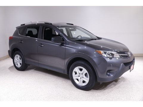 Magnetic Gray Metallic Toyota RAV4 LE.  Click to enlarge.