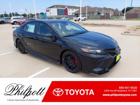 Midnight Black Metallic Toyota Camry TRD.  Click to enlarge.