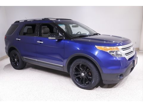 Deep Impact Blue Metallic Ford Explorer XLT 4WD.  Click to enlarge.