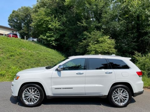 Bright White Jeep Grand Cherokee Summit 4x4.  Click to enlarge.
