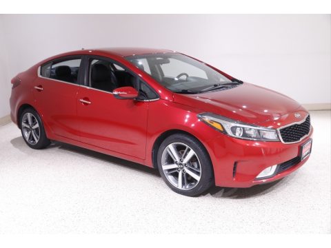 Currant Red Kia Forte EX.  Click to enlarge.