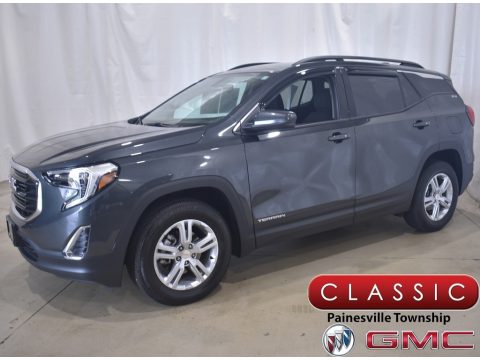 Graphite Gray Metallic GMC Terrain SLE AWD.  Click to enlarge.