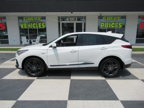 White Diamond Pearl Acura RDX A-Spec.  Click to enlarge.