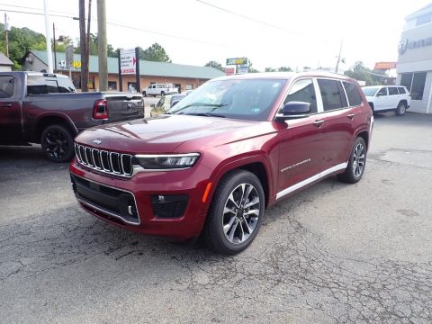 Velvet Red Pearl Jeep Grand Cherokee L Overland 4x4.  Click to enlarge.