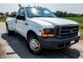 Front 3/4 View of 1999 Ford F350 Super Duty XL Regular Cab Dually #1