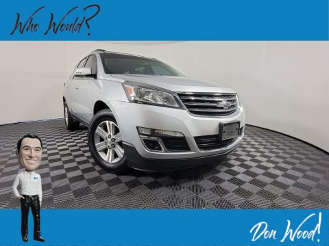 Silver Ice Metallic Chevrolet Traverse LT.  Click to enlarge.