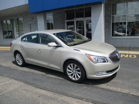 Champagne Silver Metallic Buick LaCrosse Leather.  Click to enlarge.