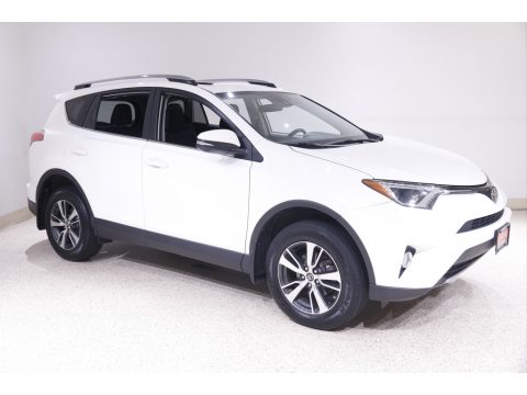 Super White Toyota RAV4 XLE.  Click to enlarge.