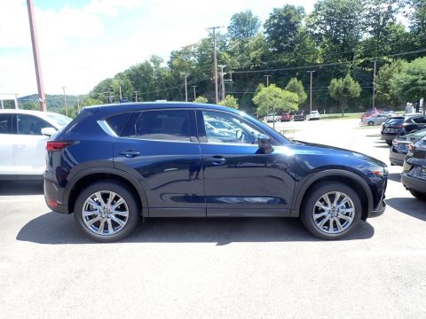 Eternal Blue Mica Mazda CX-5 Grand Touring Reserve AWD.  Click to enlarge.
