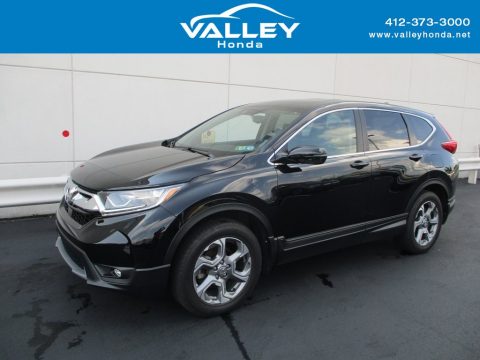 Crystal Black Pearl Honda CR-V EX-L AWD.  Click to enlarge.