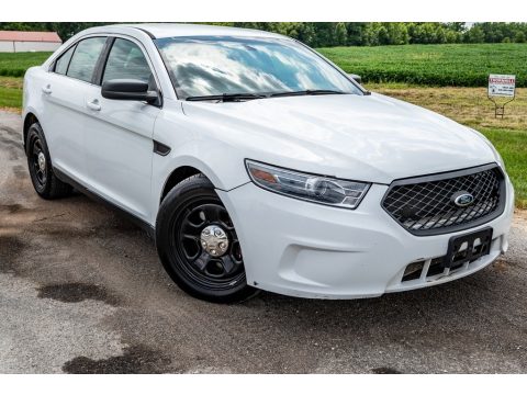 Oxford White Ford Taurus Police Interceptor AWD.  Click to enlarge.