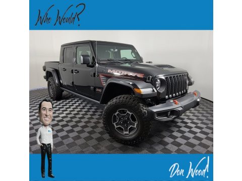 Black Jeep Gladiator Mojave 4x4.  Click to enlarge.