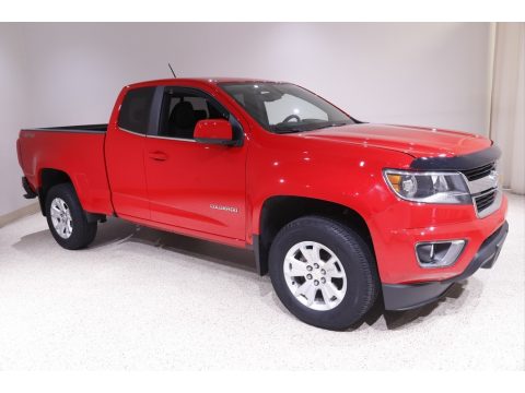 Red Hot Chevrolet Colorado LT Extended Cab 4x4.  Click to enlarge.