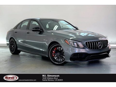 Selenite Gray Metallic Mercedes-Benz C AMG 63 S Coupe.  Click to enlarge.