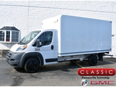 Bright White Ram ProMaster 3500 Cutaway Moving Van.  Click to enlarge.