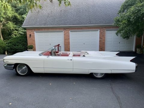 Olympic White Cadillac Series 62 Convertible.  Click to enlarge.