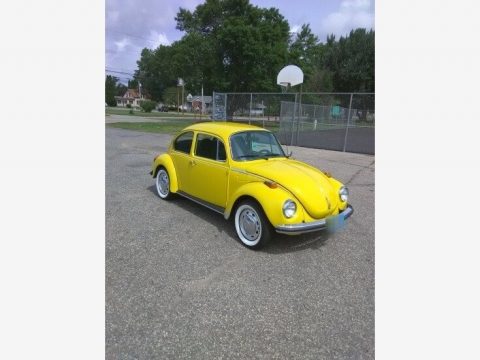 Rally Yellow Volkswagen Beetle Coupe.  Click to enlarge.