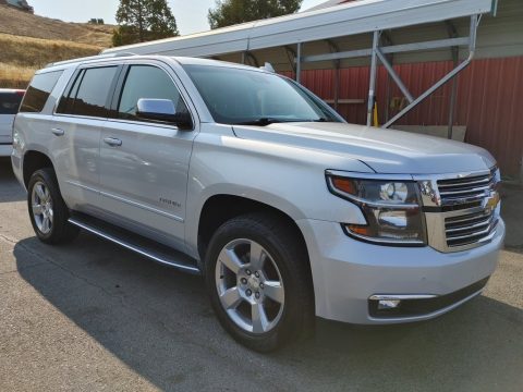 Silver Ice Metallic Chevrolet Tahoe Premier 4WD.  Click to enlarge.