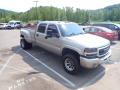 Front 3/4 View of 2003 GMC Sierra 3500 SLT Crew Cab 4x4 Dually #2
