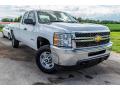 Front 3/4 View of 2013 Chevrolet Silverado 2500HD Work Truck Extended Cab 4x4 #1