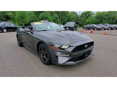 Magnetic Ford Mustang EcoBoost Premium Convertible.  Click to enlarge.