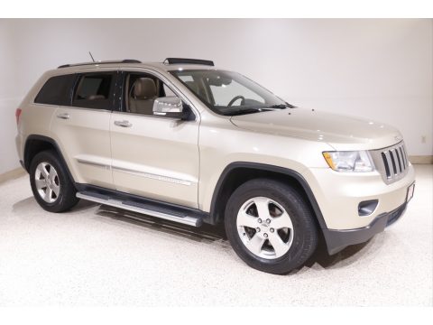 White Gold Metallic Jeep Grand Cherokee Limited 4x4.  Click to enlarge.