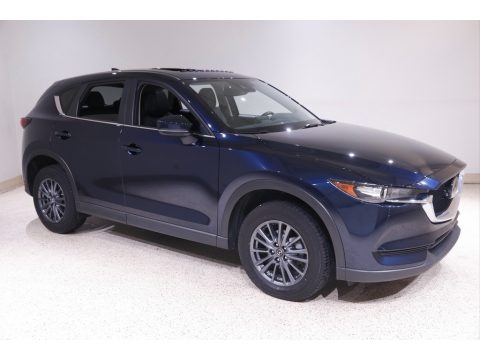 Deep Crystal Blue Mica Mazda CX-5 Touring AWD.  Click to enlarge.